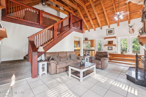 Interior, Living room, Wooden Beams, Wooden Ceilings