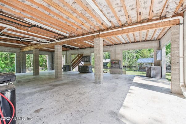 Interior, Wooden Beams