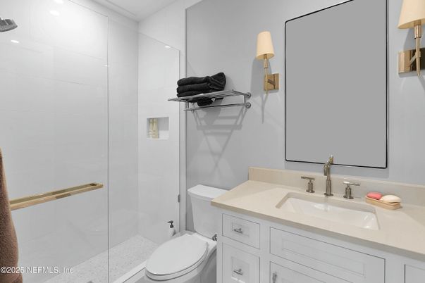 Bathroom, Glass Shower, Interior