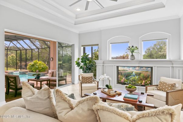 Interior, Living room, Recessed Lighting, Sun Room