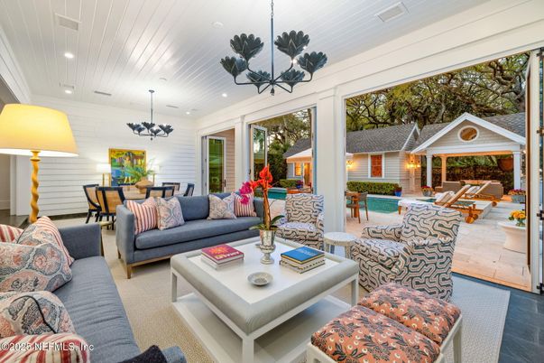Dining room, Interior, Living room, Pendant Lights, Recessed Lighting