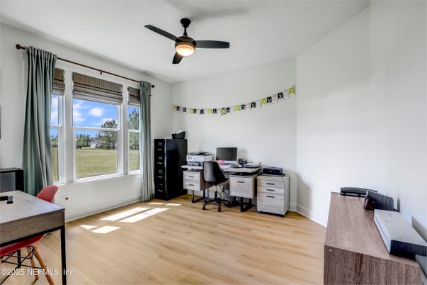 Home Office, Interior, Wood Texture Flooring
