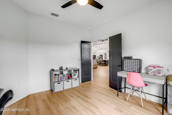 Home Office, Interior, Wood Texture Flooring