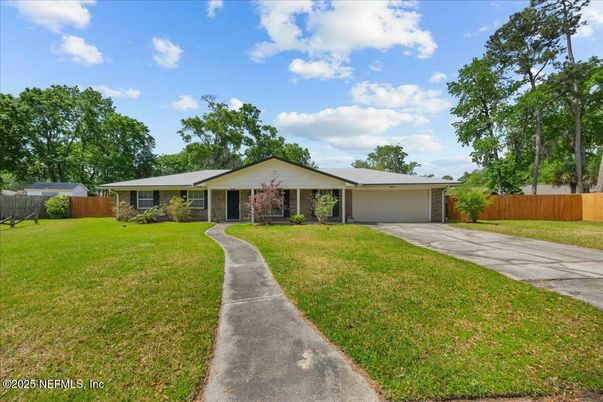 Attached, Backyard, Exterior, Facade, Ranch