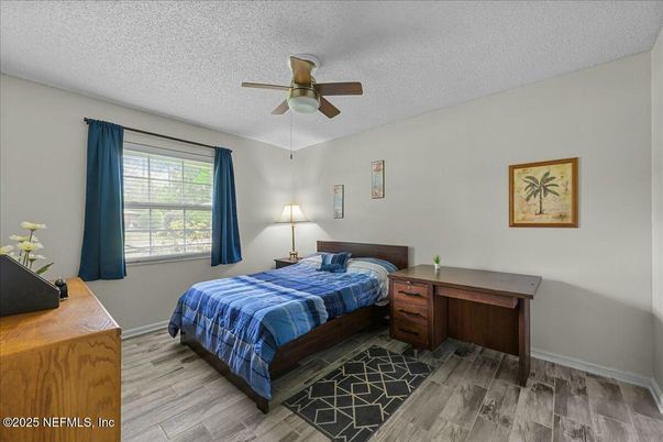 Bedroom, Home Office, Interior, Wood Texture Flooring