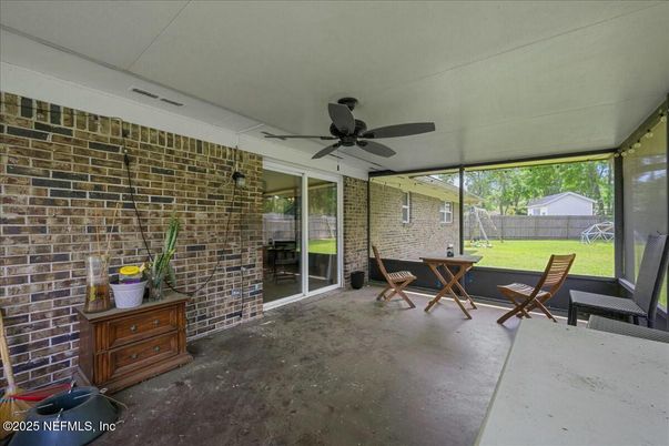 Interior, Stone Walls, Sun Room