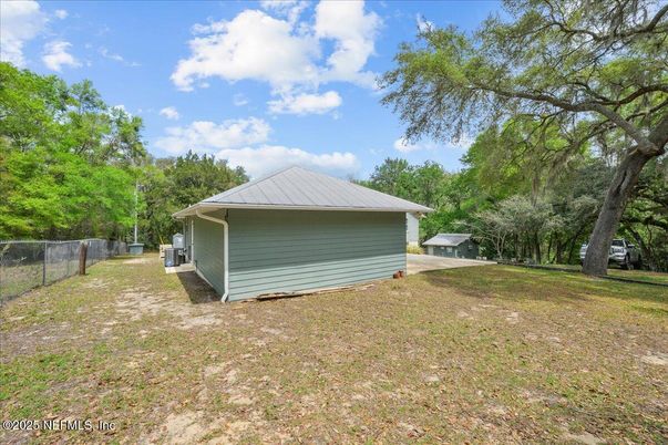 Backyard, Detached Garage, Exterior