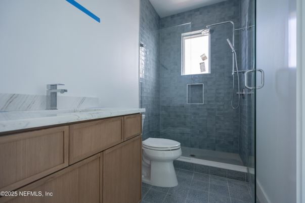 Bathroom, Glass Shower, Interior