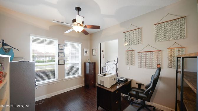 Home Office, Interior, Wood Texture Flooring