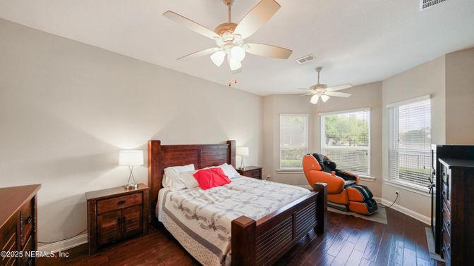 Bedroom, Interior, Wood Texture Flooring