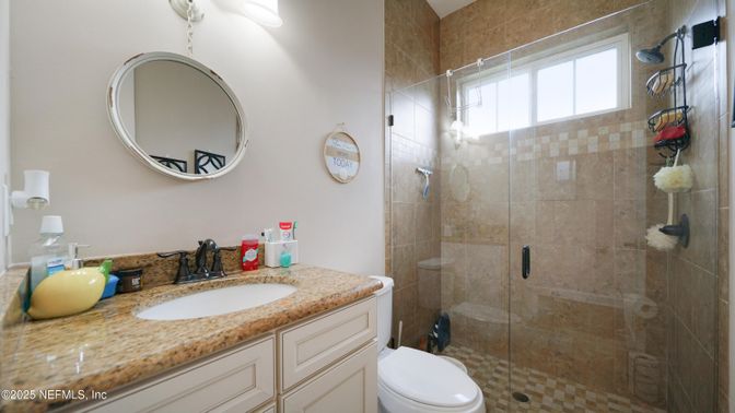 Bathroom, Glass Shower, Interior