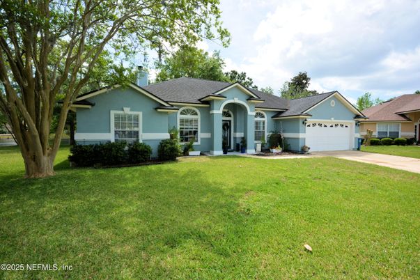 Attached, Backyard, Exterior, Facade, Ranch