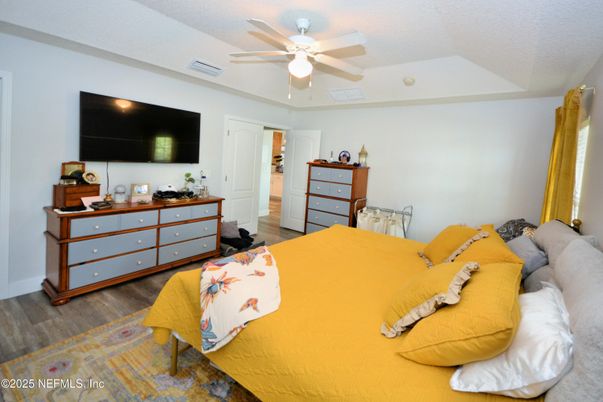 Bedroom, Interior, Wood Texture Flooring