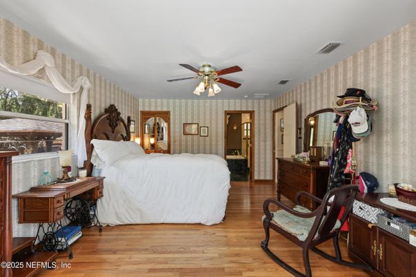 Bedroom, Interior, Wood Texture Flooring