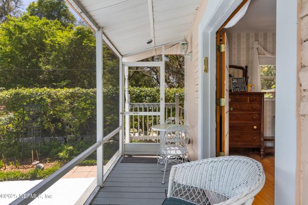 Interior, Sun Room, Wood Texture Flooring