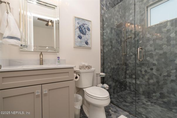 Bathroom, Glass Shower, Interior