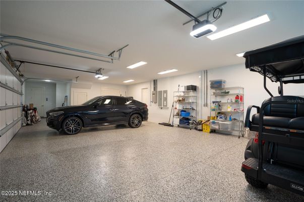 Garage, Interior, Recessed Lighting
