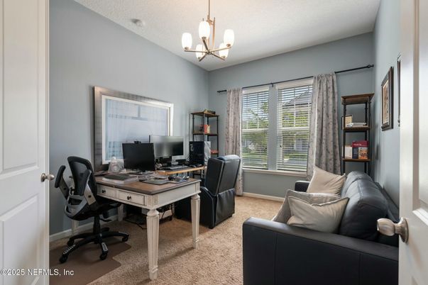 Chandelier, Home Office, Interior