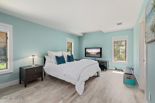 Bedroom, Interior, Wood Texture Flooring