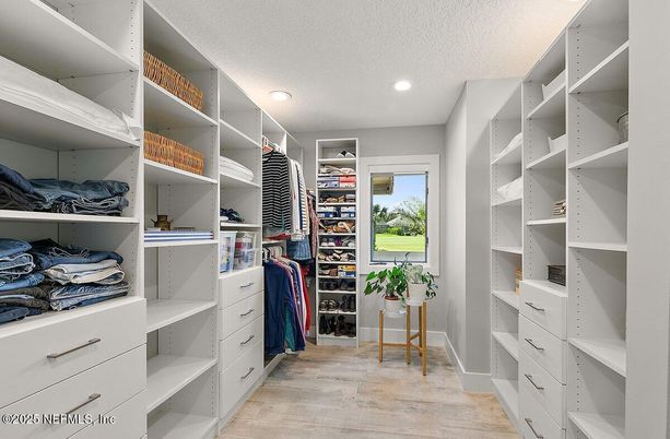 Interior, Recessed Lighting, Walk-in Closets, Wood Texture Flooring