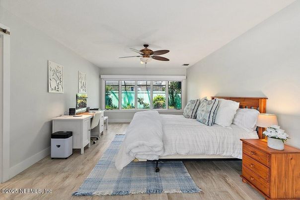 Bedroom, Home Office, Interior, Wood Texture Flooring