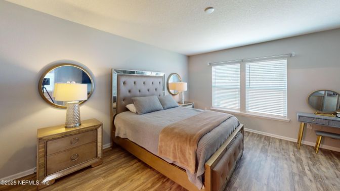 Bedroom, Interior, Wood Texture Flooring
