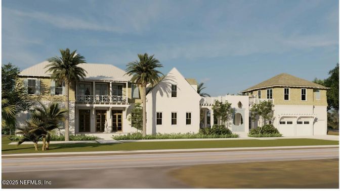 Attached, Exterior, Facade, French Provincial