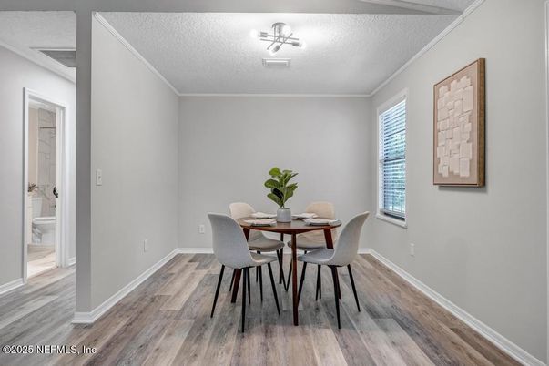 Dining room, Interior, Wood Texture Flooring