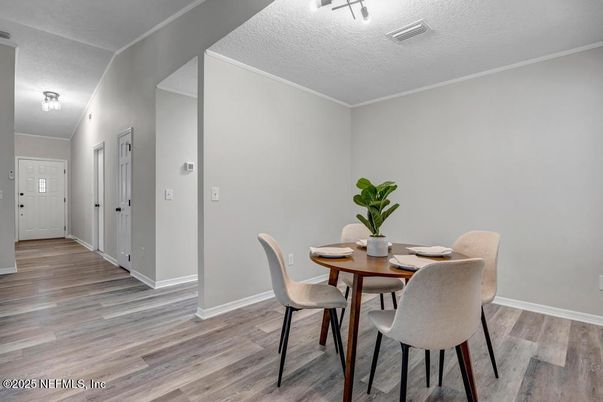 Dining room, Interior, Wood Texture Flooring