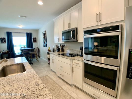 Dining room, Interior, Kitchen, Recessed Lighting, Stainless Steel Appliances