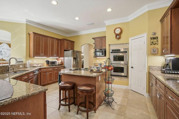 Interior, Kitchen, Recessed Lighting, Stainless Steel Appliances