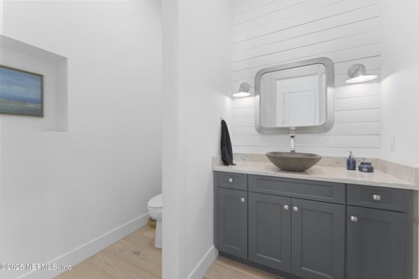 Bathroom, Interior, Wood Texture Flooring