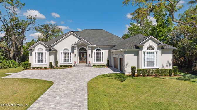 Attached, Backyard, Exterior, Facade, French Provincial
