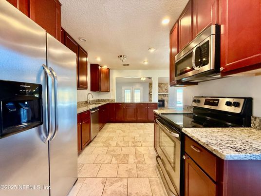 Interior, Kitchen, Recessed Lighting, Stainless Steel Appliances