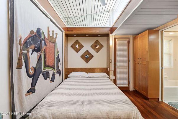 Bedroom, Interior, Wood Texture Flooring