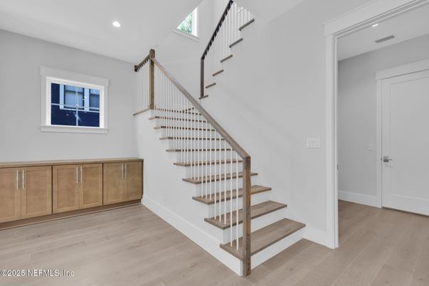 Interior, Recessed Lighting, Wood Texture Flooring