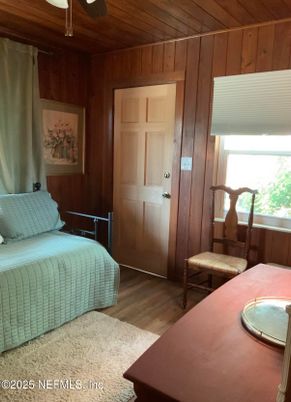 Bedroom, Interior, Wooden Ceilings, Wood Texture Flooring, Wooden Walls