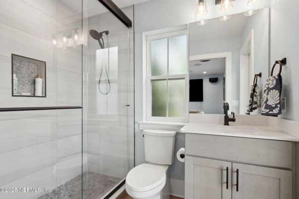 Bathroom, Glass Shower, Interior