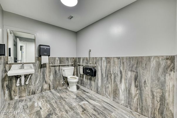 Bathroom, Interior, Wood Texture Flooring