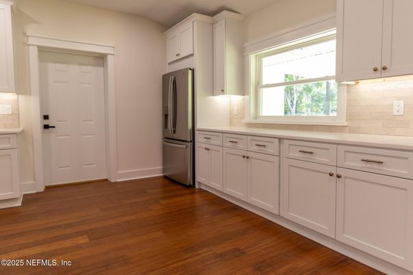 Interior, Kitchen, Wood Texture Flooring