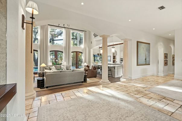 Interior, Living room, Recessed Lighting