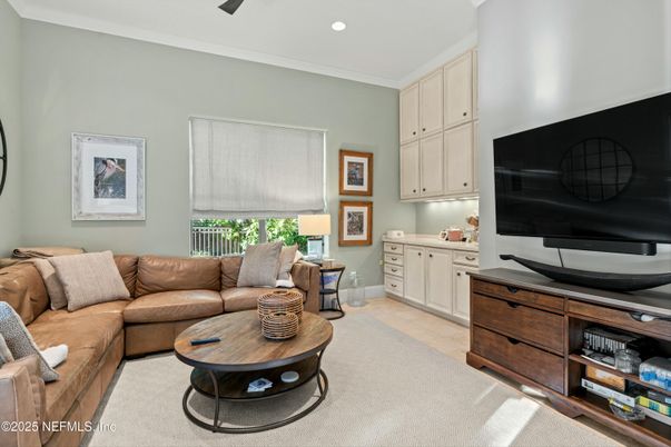 Interior, Living room, Recessed Lighting