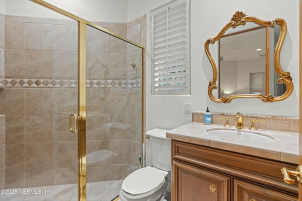 Bathroom, Glass Shower, Interior, Tile Countertops