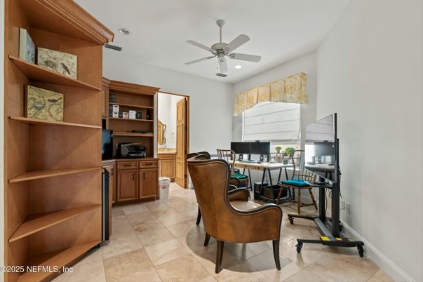 Home Office, Interior, Recessed Lighting