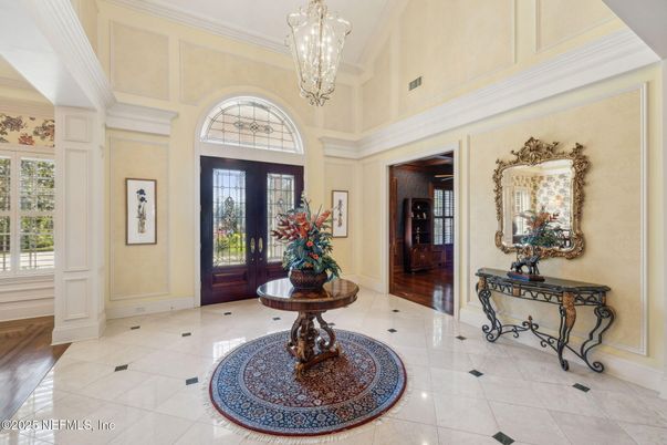 Chandelier, Interior, Wood Texture Flooring