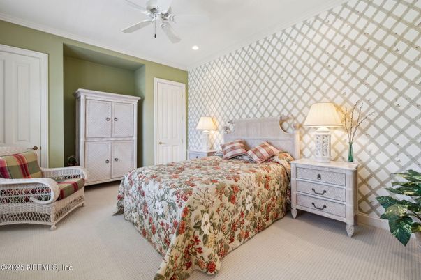 Bedroom, Interior, Recessed Lighting