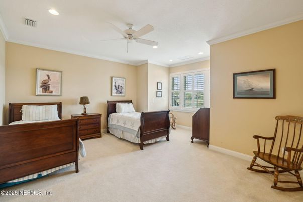 Bedroom, Interior, Recessed Lighting