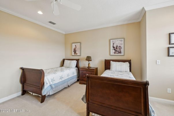 Bedroom, Interior, Recessed Lighting