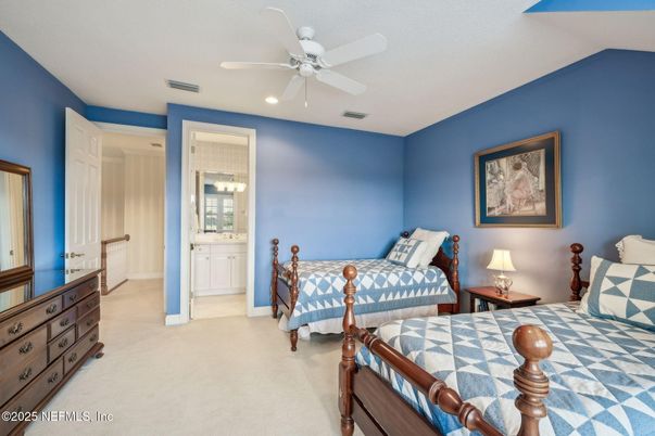 Bedroom, Interior, Recessed Lighting