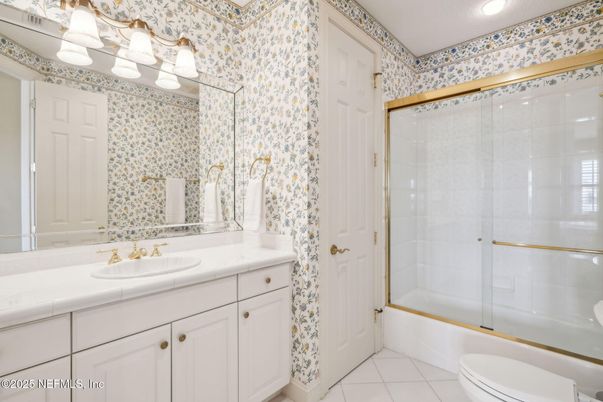 Bathroom, Glass Shower, Interior, Recessed Lighting, Tile Countertops